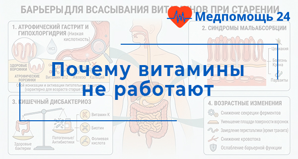 Почему витамины не работают